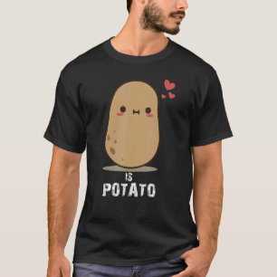 Camiseta A Batata É Vista Na Televisão Noturna Tarde 1