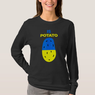 Camiseta A Batata É Vista Na Televisão Noturna Tarde 3