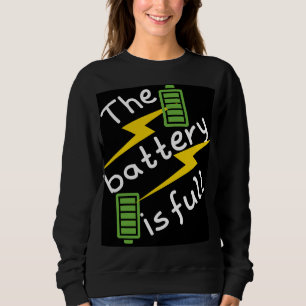 Camiseta "A Bateria Está Cheia"