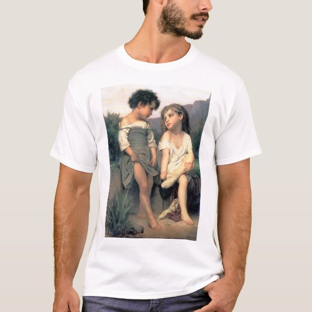 Camiseta À Beira do Riacho, Bouguereau (Frente)