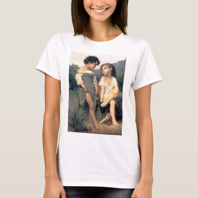 Camiseta À Beira do Riacho, Bouguereau (Frente)