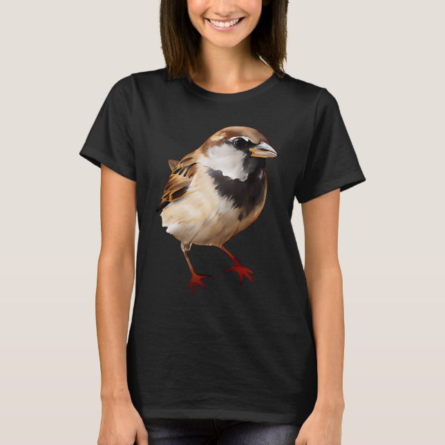 Camiseta A bela Casa da Natureza Sparrow 1 (Frente)