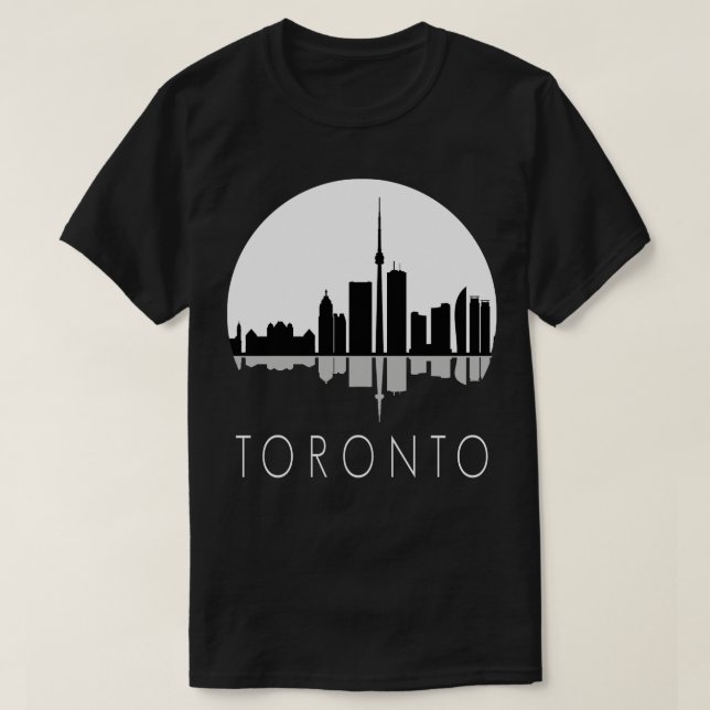 Camiseta A bela cidade de Toronto Ontario Canadá (Frente do Design)