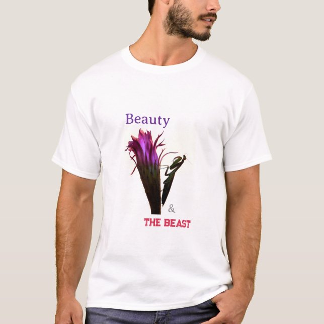 Camiseta - A Bela e a Fera Louva-a-Deus (Frente)