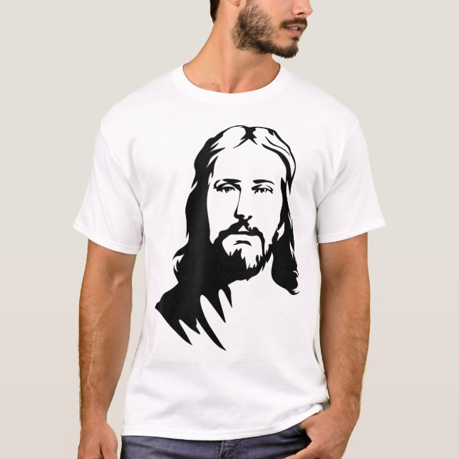 Camiseta A Bela Face De Jesus O Cristo Christian F (Frente)