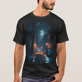 Camiseta A bela noite da lua.