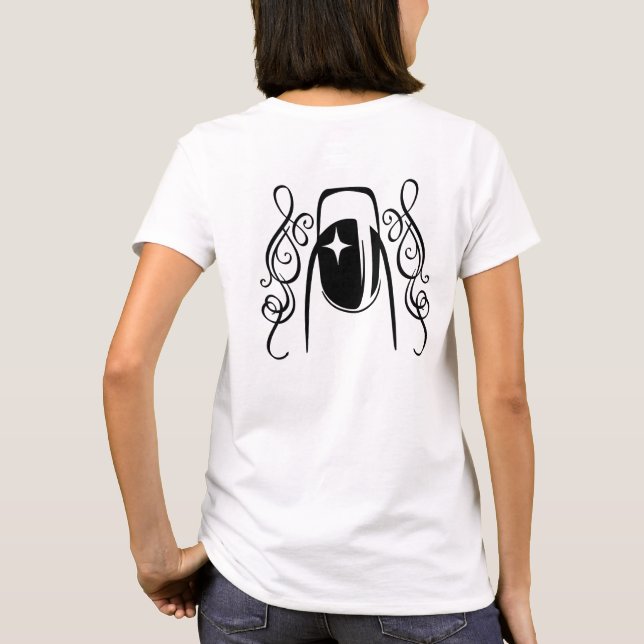 Camiseta A Beleza da Arte das Unhas (Verso)