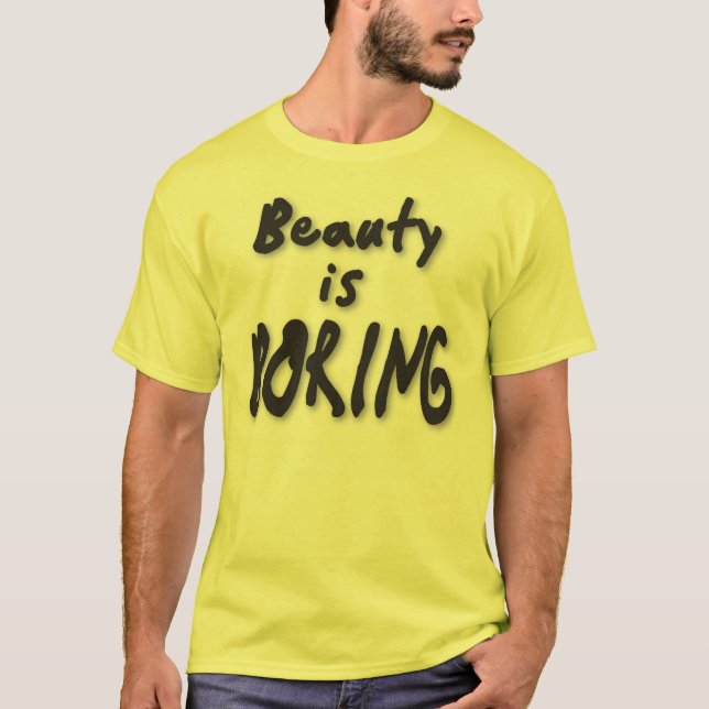 Camiseta A beleza está furando (Frente)