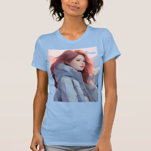 Camiseta A beleza feminina
