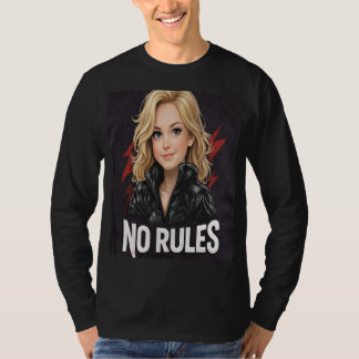 Camiseta A beleza não está apenas em seu rosto, mas na luz 