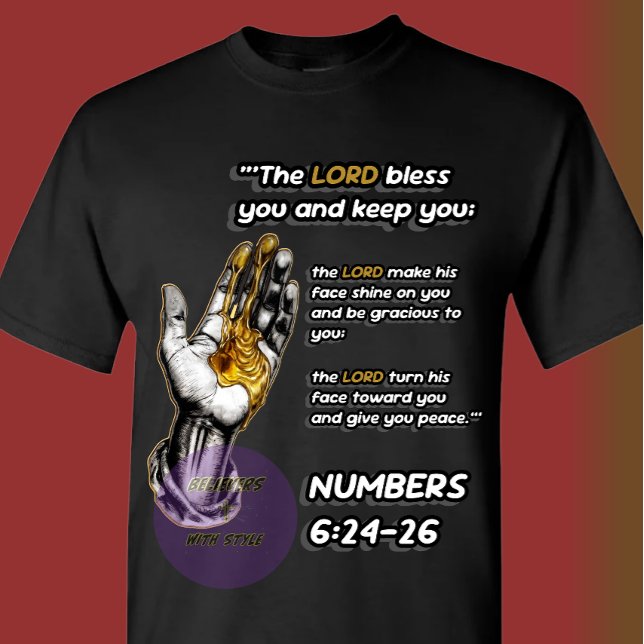 Camiseta A Bênção - O SENHOR - Cristão (Criador carregado)