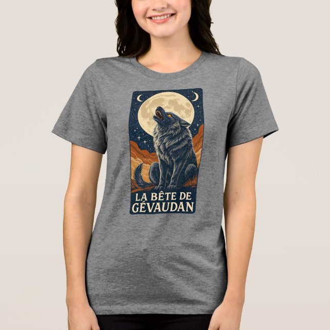 Camiseta A Besta de Gévaudan (Frente)