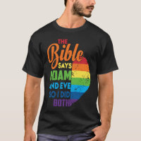 A Bíblia diz Adam e Eve, então eu fiz os dois