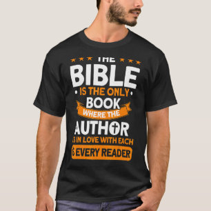 Camiseta A Bíblia É O Único Estudo De Bíblia De Livro Crist