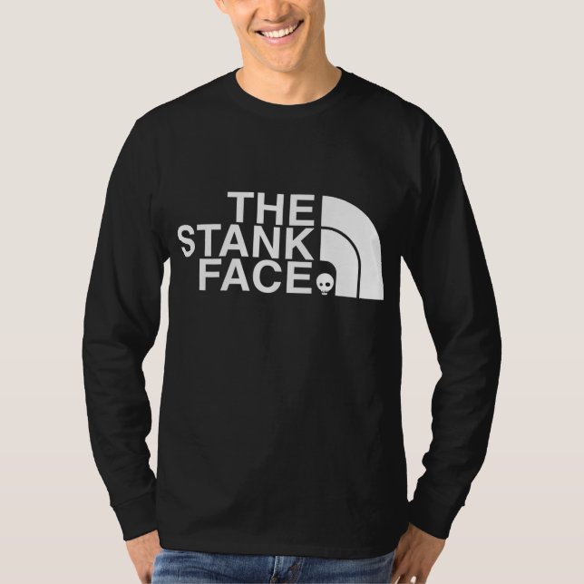Camiseta A Bicicleta De Montanha Stank Face (Frente)