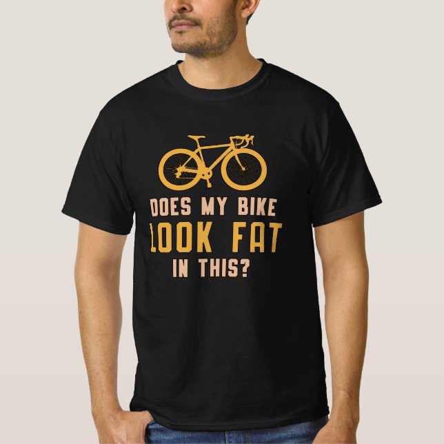 Camiseta A Bicicleta Giva Parece Gorda Neste Biker Engraçad (Frente)