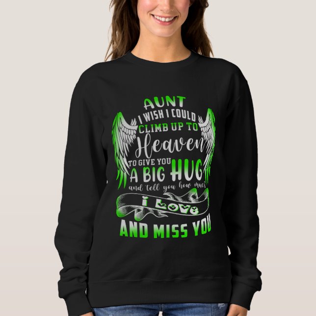 Camiseta A Big Hug And Tell My Aunt How Much I Loved & Miss (Frente)