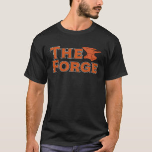 Camiseta A Bigorna de Forjamento da Forja Ama o Ferreiro de