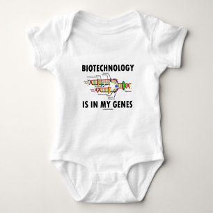 Camiseta A biotecnologia está em meus genes (a réplica do