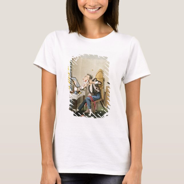Camiseta A Blunt Razor, pub. de Hunt, 1827 (cor de tchin) (Frente)