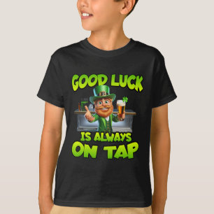 Camiseta A Boa Sorte Do Dia de São Patrício Está Sempre No 