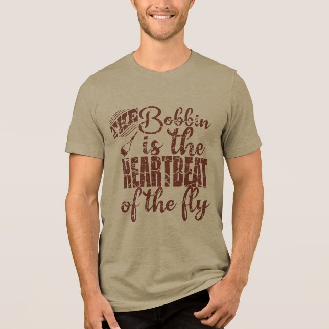 Camiseta A bobina é o coração da mosca (Frente)