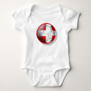 Camiseta A bola de futebol da suiça de Schweiz ventila