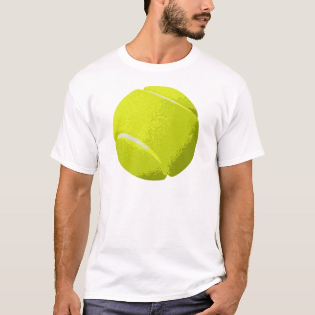 Camiseta A bola de tênis E.U. artísticos abre Wimbleton (Frente)