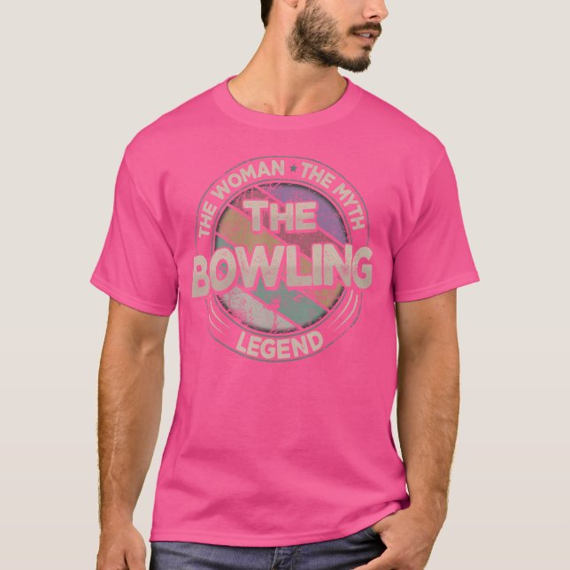 Camiseta A Boliche Das Boliches, Boliches De Mulheres (Frente)