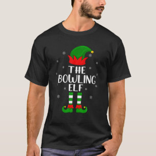 Camiseta A Boliche Elf Festa De Natal Que Corresponde À Fa