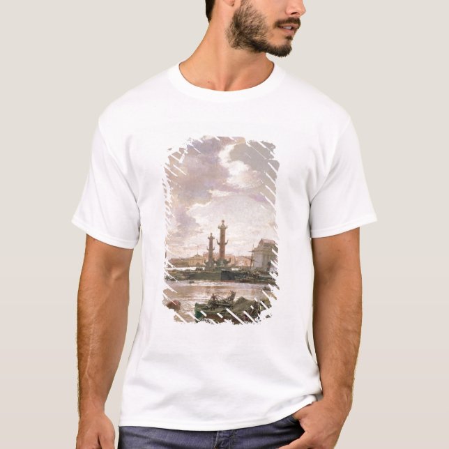 Camiseta A bolsa de valores em St Petersburg, 1891 (Frente)
