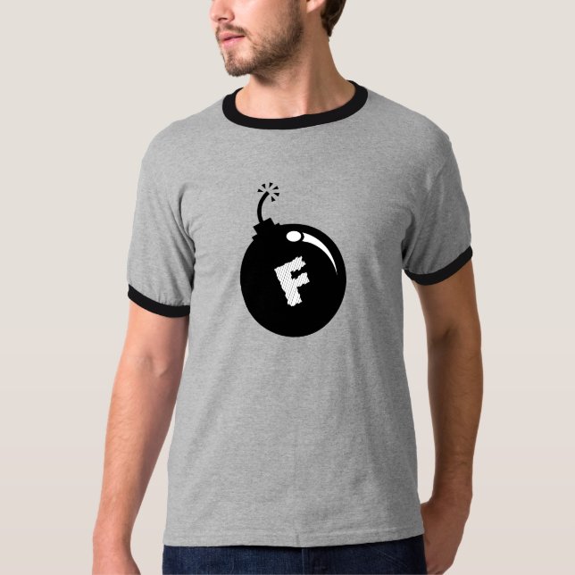 Camiseta A bomba de F (Frente)