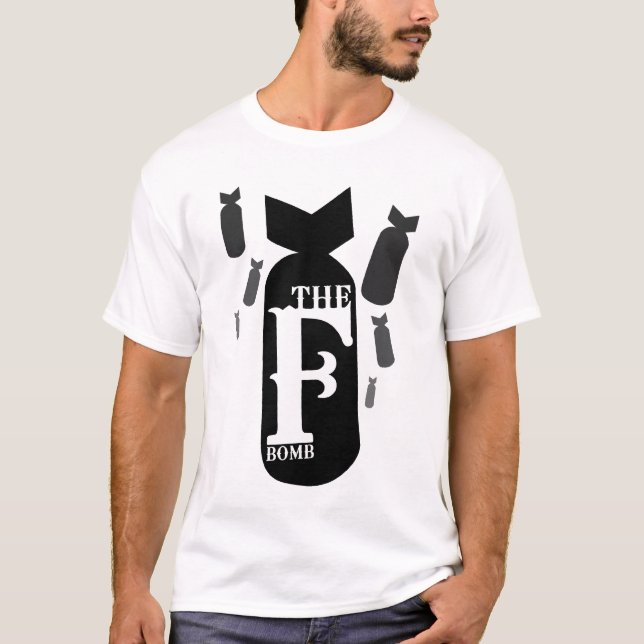 Camiseta a bomba de F (Frente)