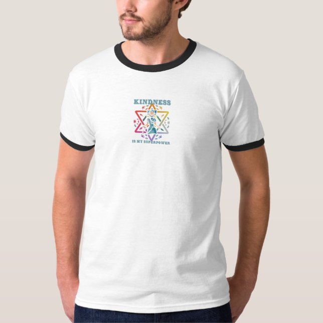 Camiseta A bondade é o meu superpoder (Frente)
