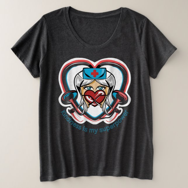 Camiseta A bondade é o meu superpoder (Frente do Design)