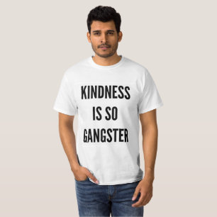Camiseta A bondade engraçada do Natal é assim gângster