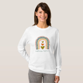 Camiseta A bondade importa o Arco Arco-Íris, uma bela inspi