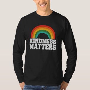 Camiseta A Bondade Importa Positivo Anti Bullying Arco-Íris