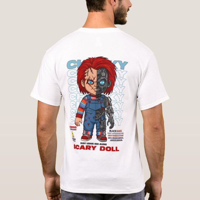 Camiseta A boneca assustadora (Verso)