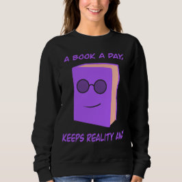 Camiseta A Book a Day Keeps Reality Away – Cozy Book Lover 