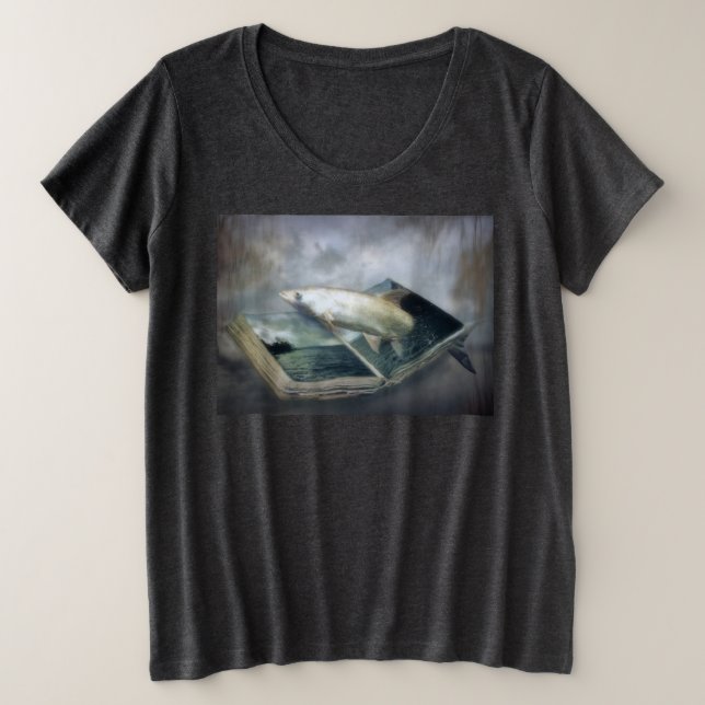 Camiseta A book of water (Frente do Design)