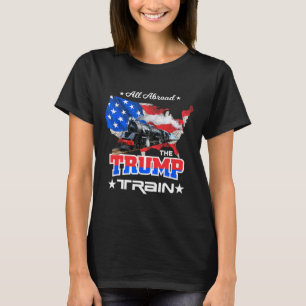 Camiseta A Bordo Do Comboio De Bomba De 2022 Bandeira Ameri