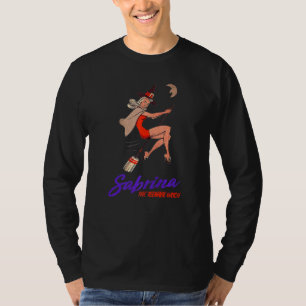 Camiseta A Bruxa da Idade do Adolescente no Dia das Bruxas