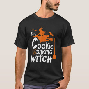 Camiseta A Bruxa de Assar Biscoitos Diversão Padeiro Dia da