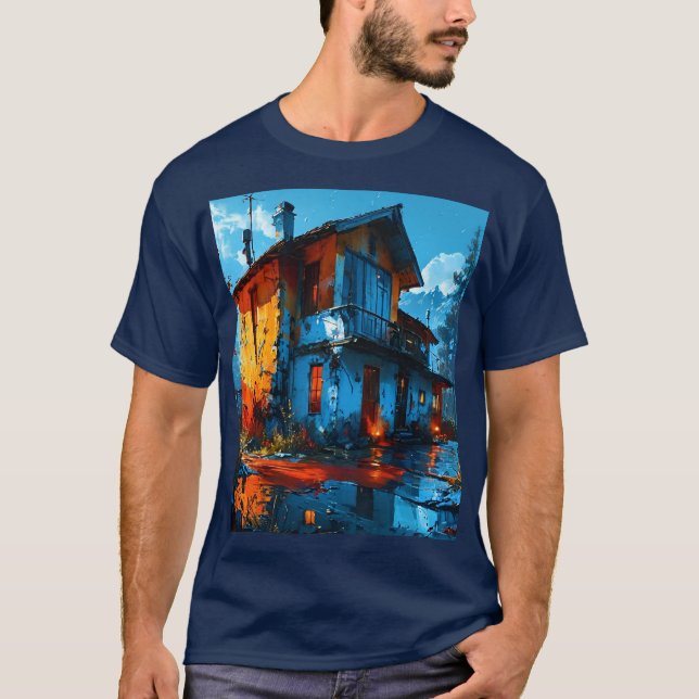 Camiseta a cabana (Frente)
