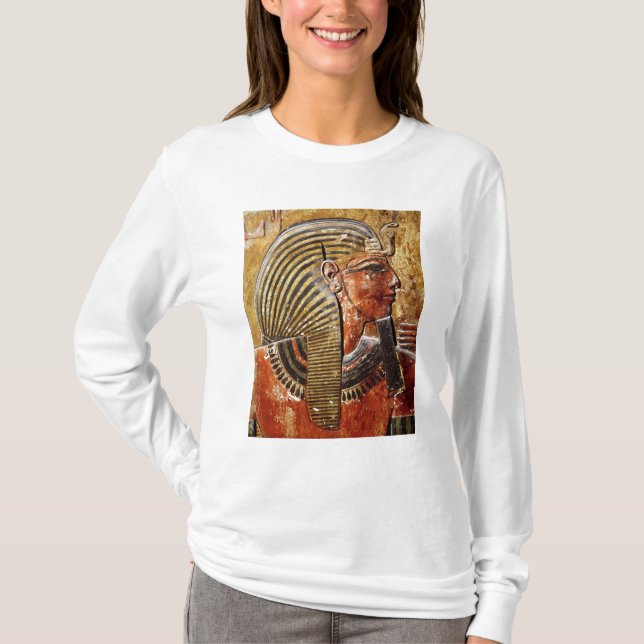 Camiseta A cabeça de Seti I do túmulo de Seti (Frente)