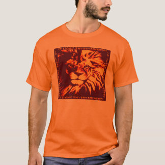 Camiseta A cabeça do leão - laranja