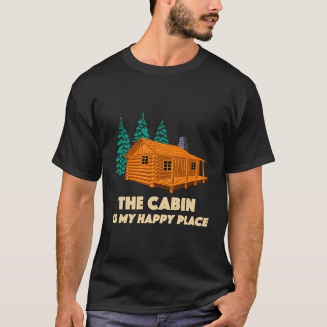 Camiseta A Cabine É Meu Lugar Feliz (Frente)