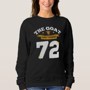 Camiseta A Cabra Acaba de Completar 72 72º Aniversário Tema