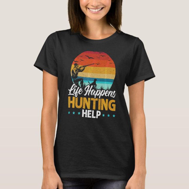 Camiseta A Caça Ajuda O Caçador De Animais Da (Frente)